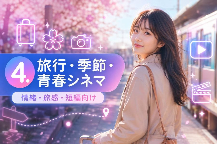 Carte de titre Sakura Travel Cinema