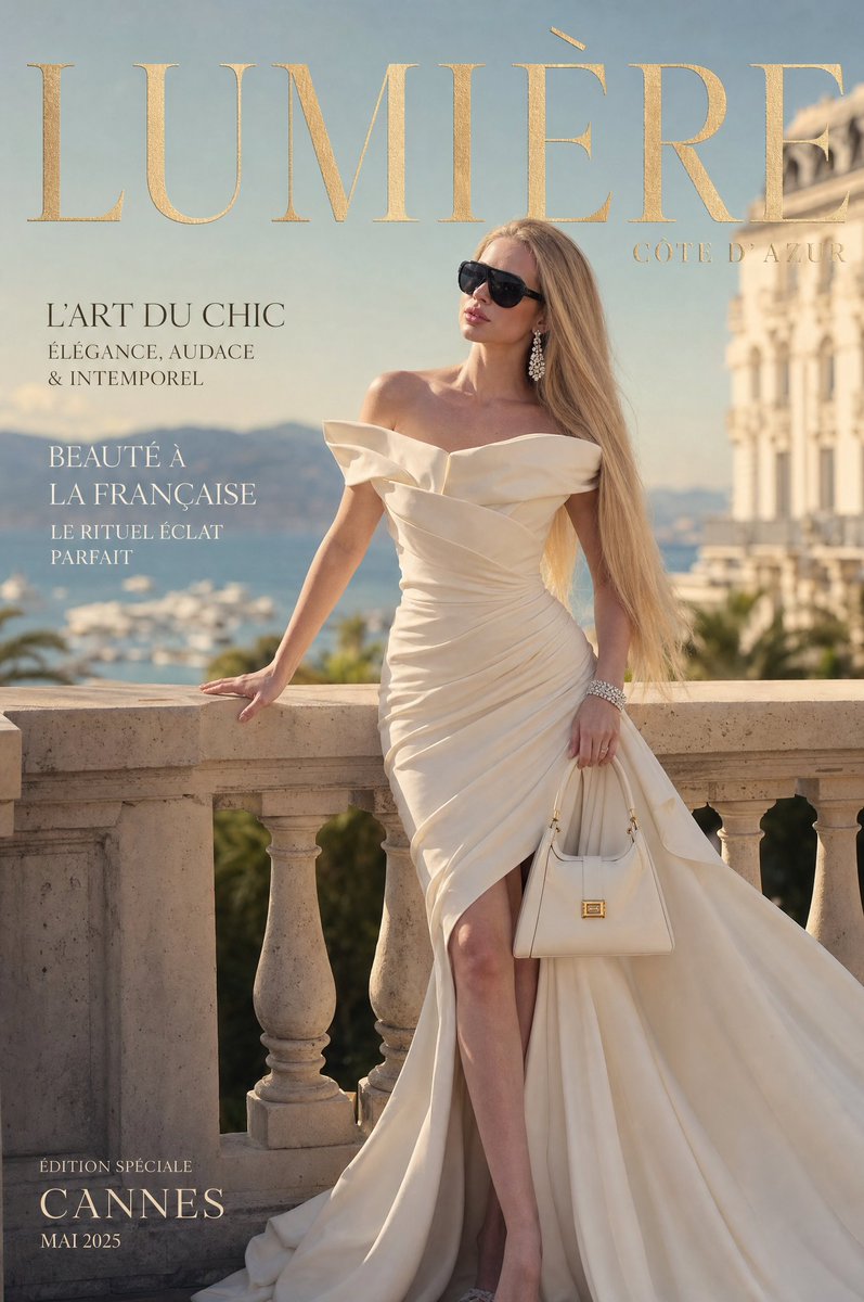 Côte d’Azur Couture Magazine Cover