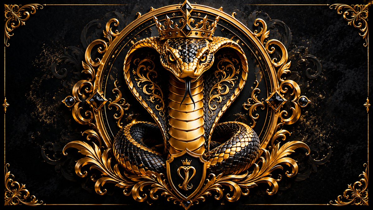 Royal Golden Cobra Emblem