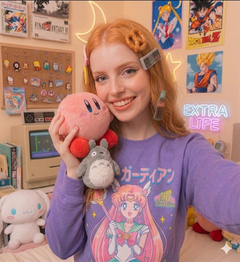 Sample output image for Retro Gaming Bedroom Aesthetics