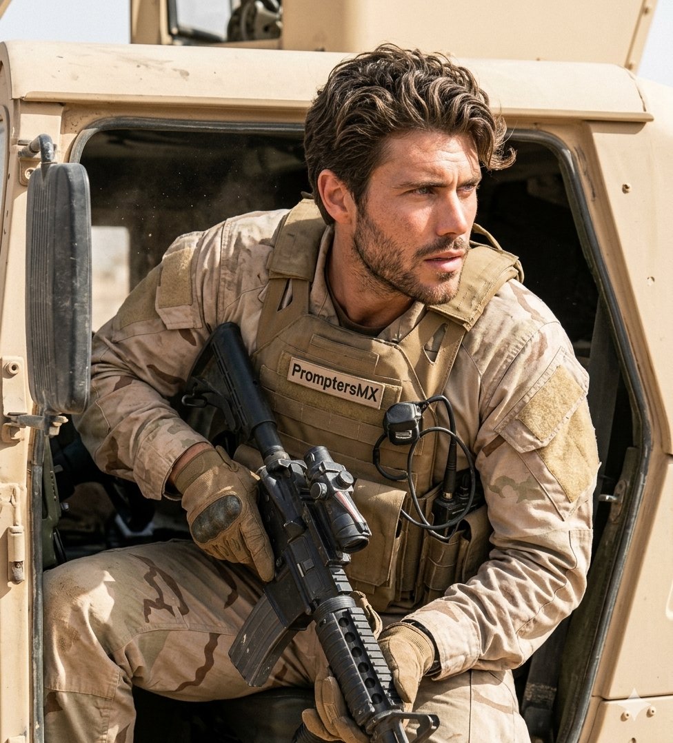 Sample output image for Seal Team Six Desert Portrait