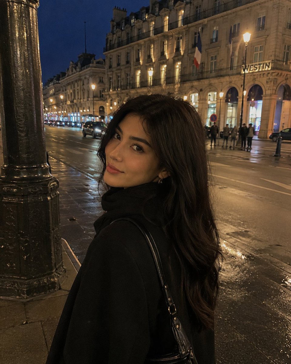 iPhone Night Street Portrait