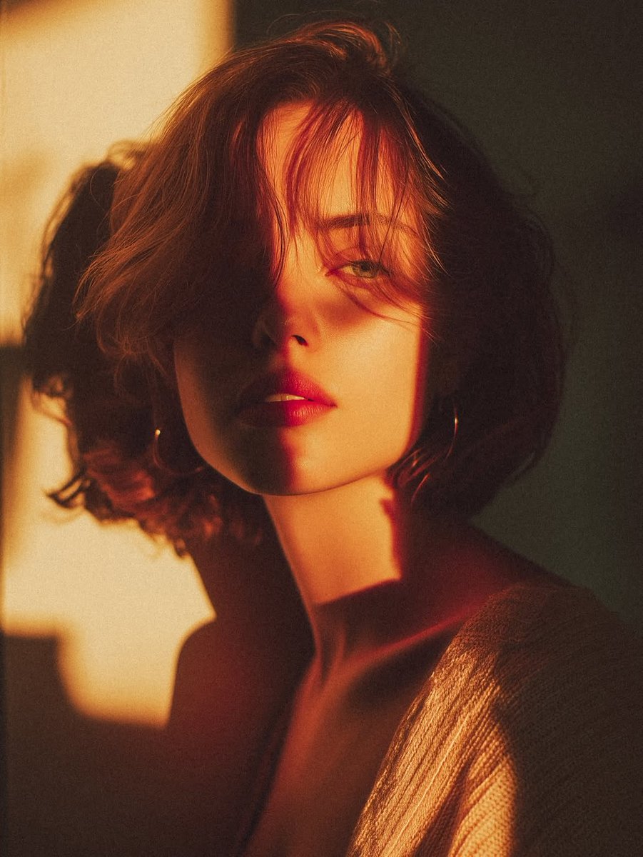 Cinematic Golden Hour Portrait example 2