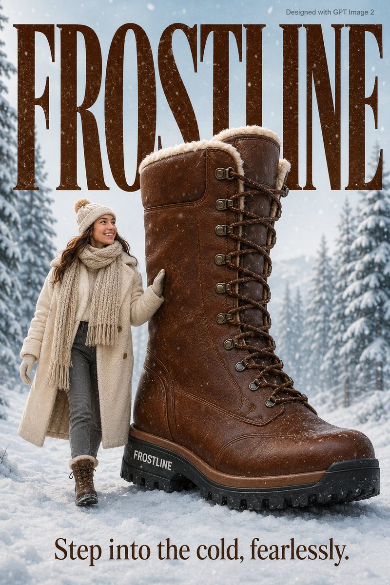 Cozy Winter Lifestyle Brand Advertisement