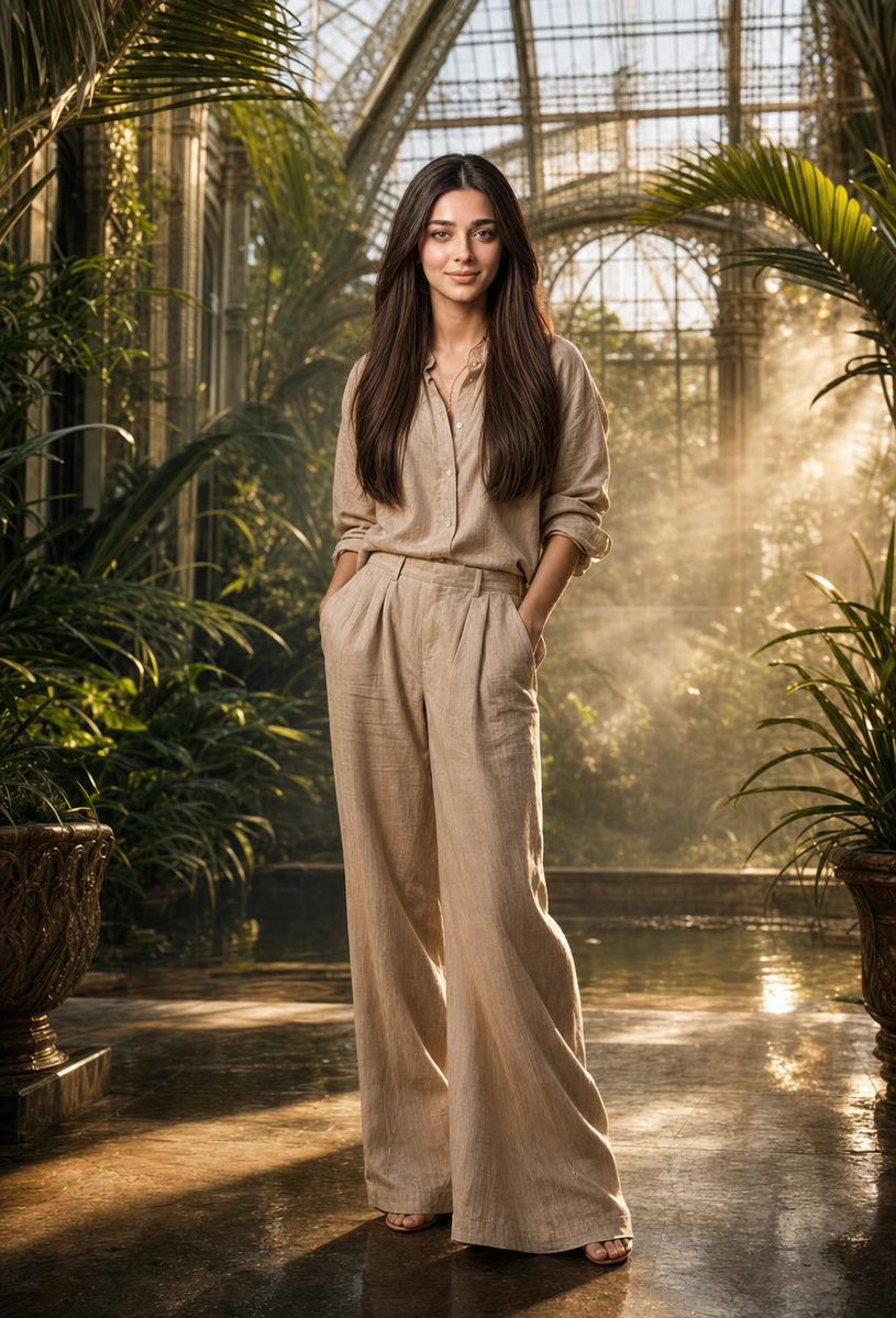 Tropical Greenhouse Editorial Portrait