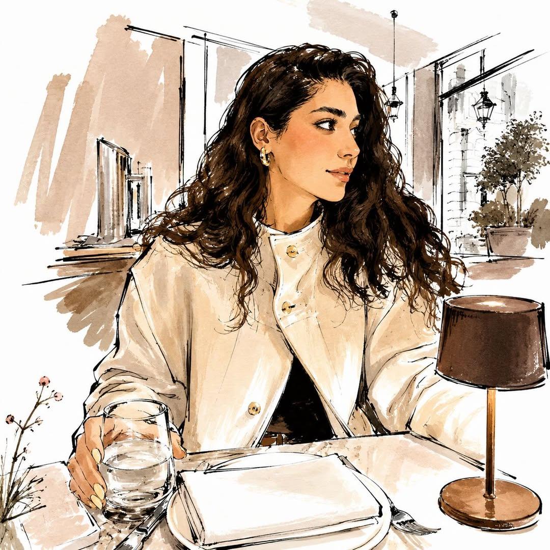 Watercolor Fashion Travel Illustration example 3