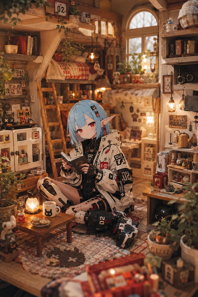 Miniature Diorama Character Living Space reference image 1