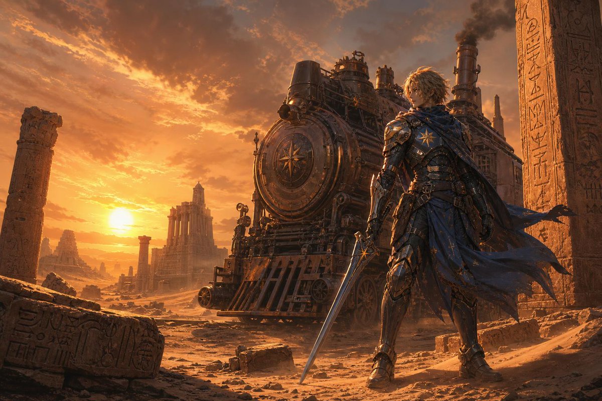 Ancient Ruins Desert Warrior