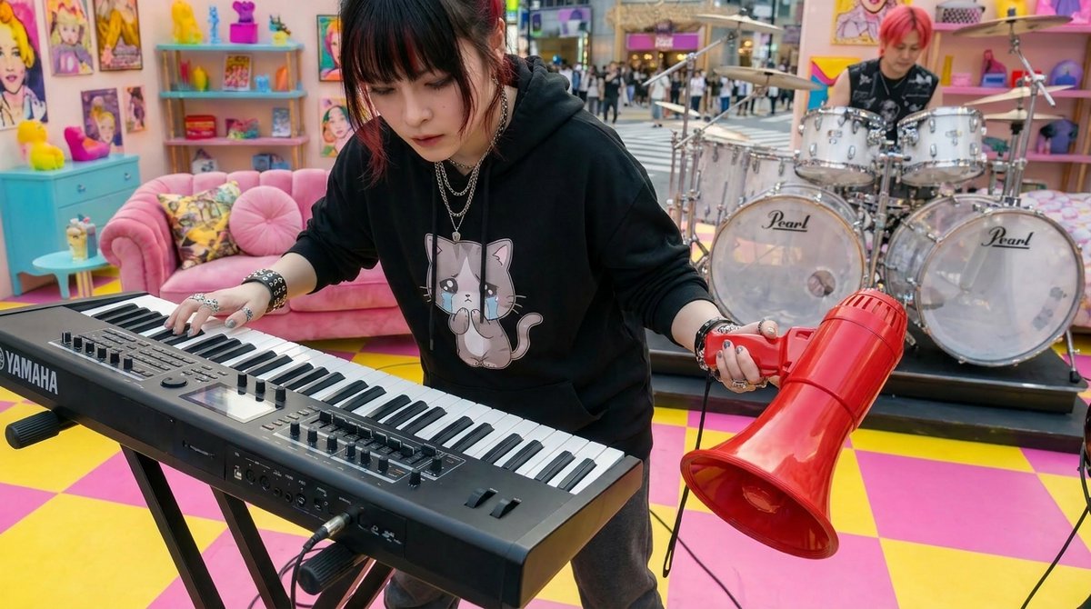 Kawaii Punk Band Studio Scene