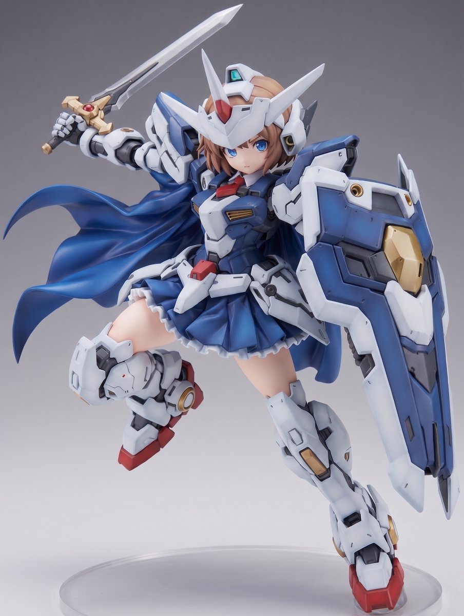 E-commerce Main Image - Mecha Girl Figure Product Render - Image 1