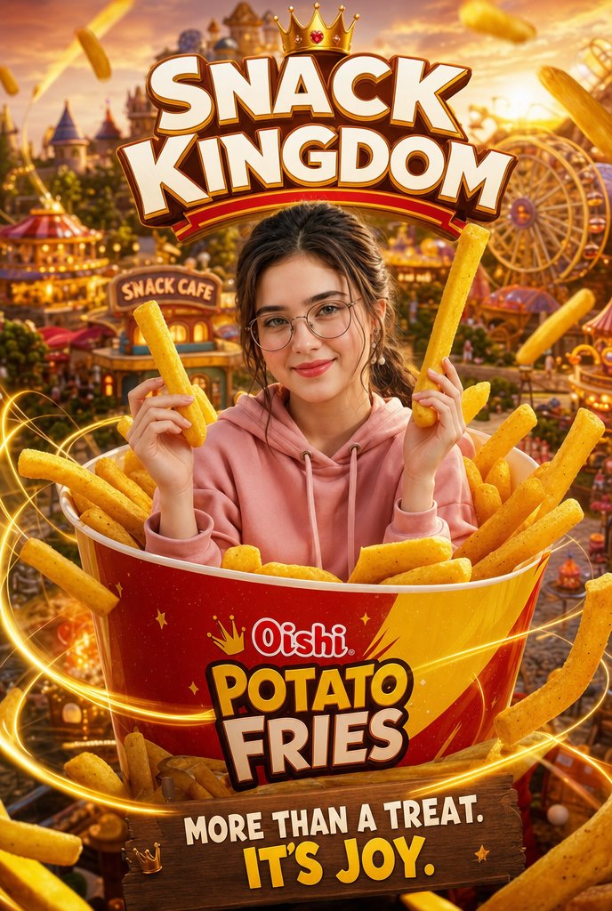 Snack Kingdom 薯条广告