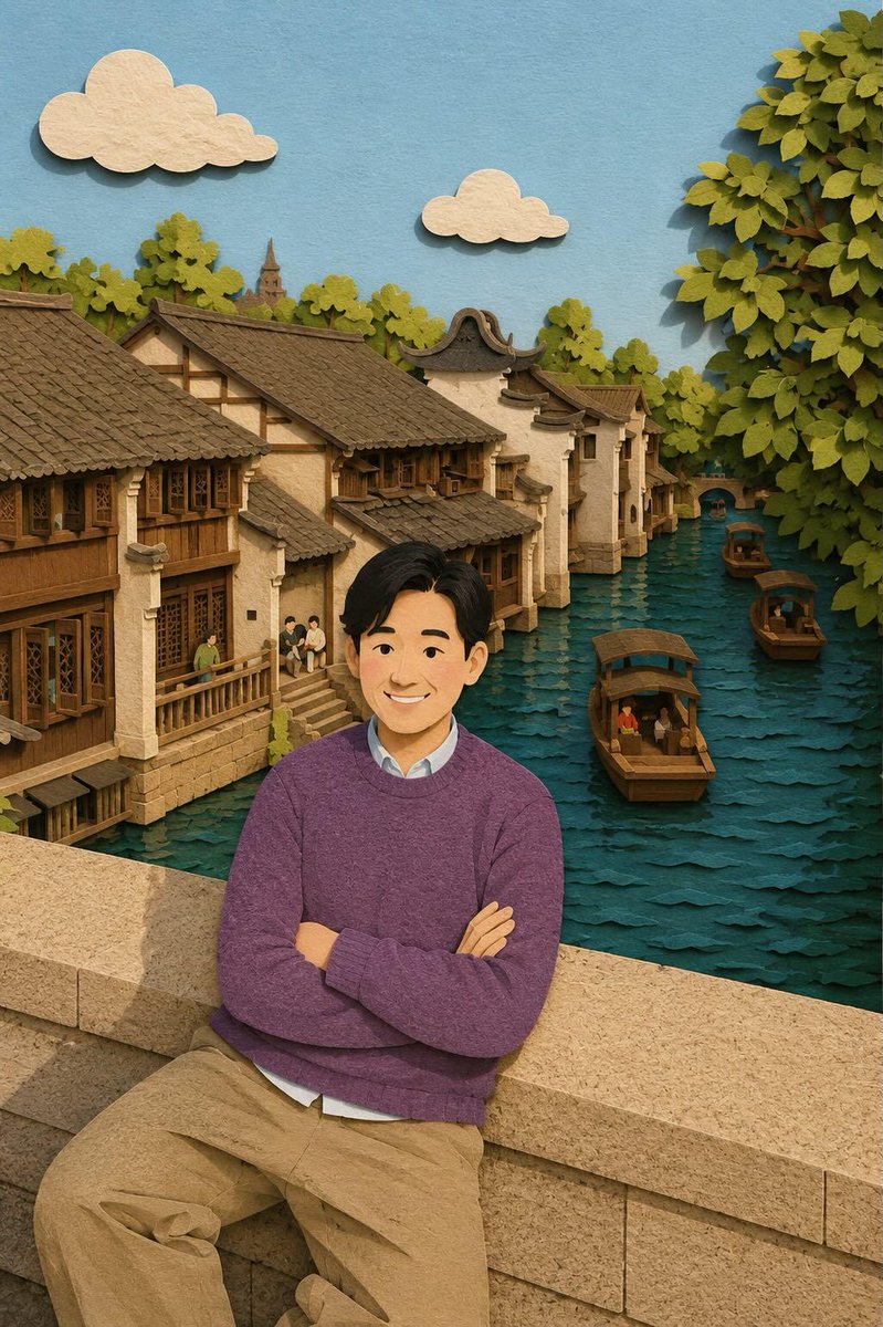 Whimsical Paper-Cut Travel Illustration example 3