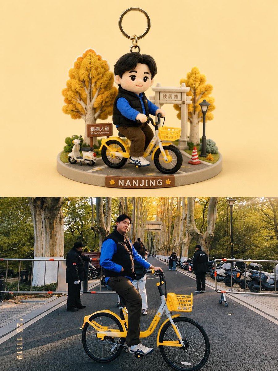 Toy Keychain vs Real Life Comparison example 2