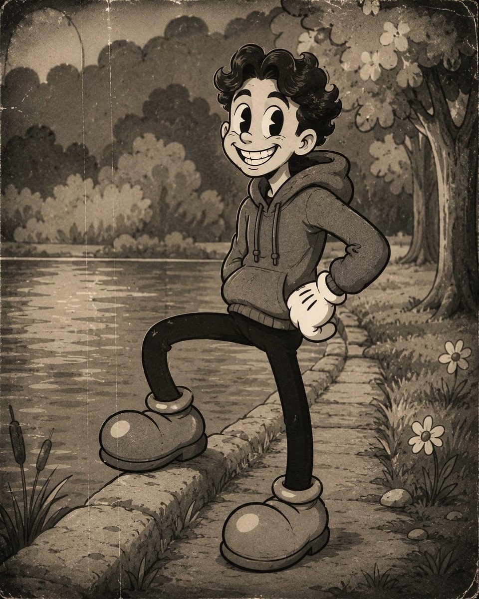 Vintage Rubber Hose Cartoon Transformation example 3