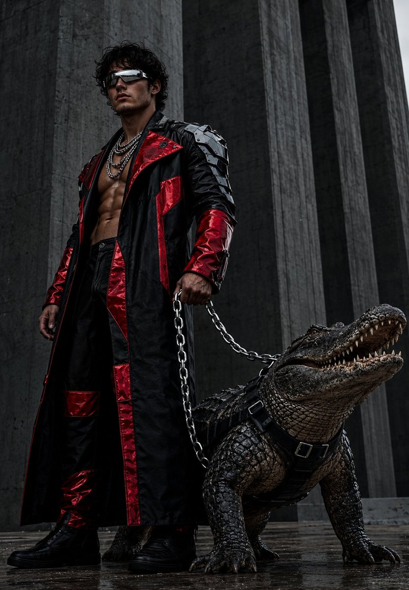 Brutalist Fashion with Alligator