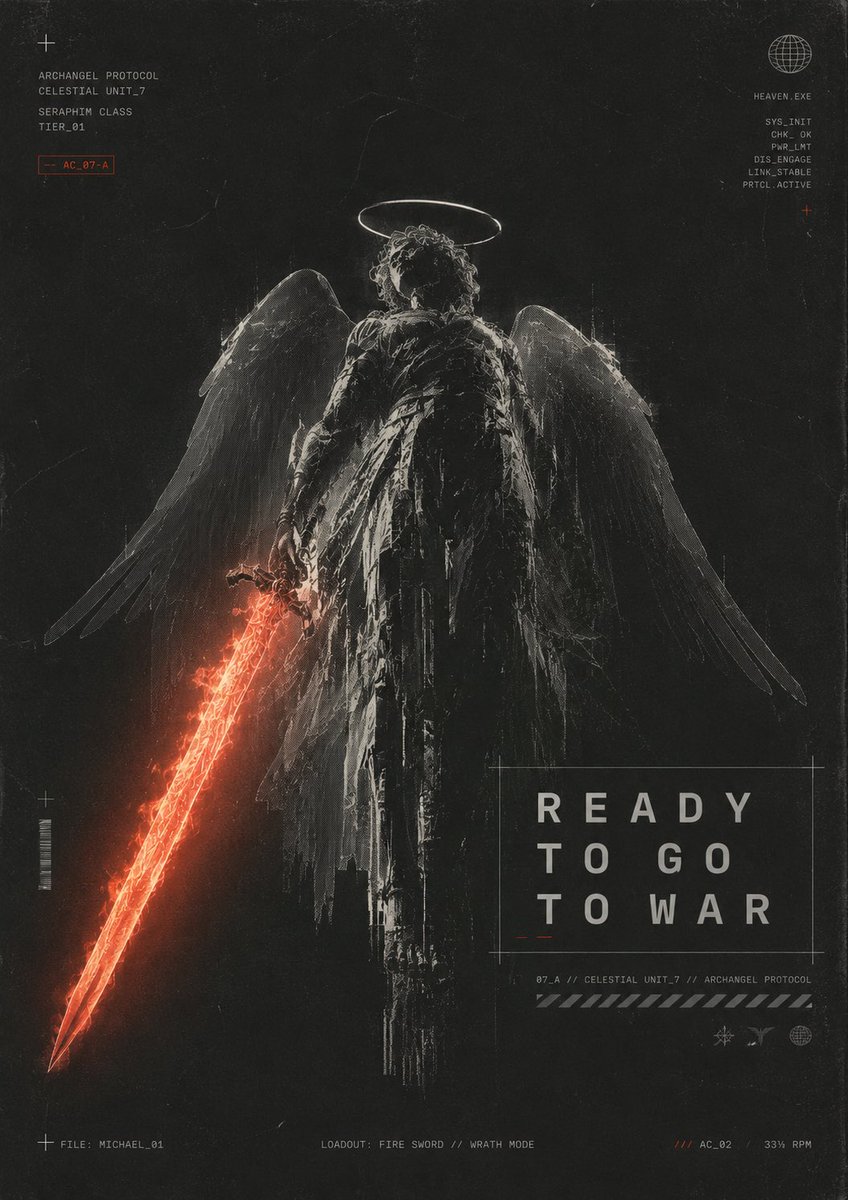 Dark Archangel War Poster
