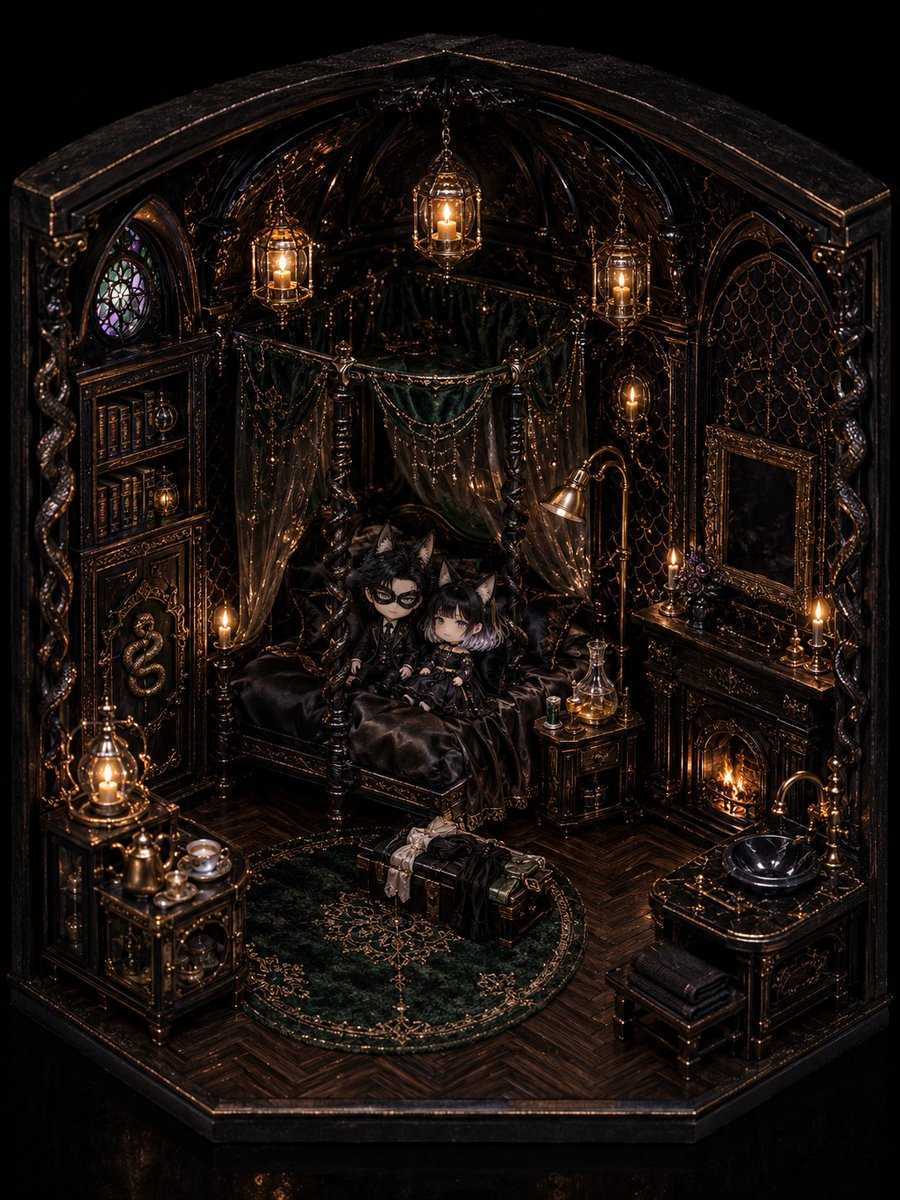 Gothic Chibi Dollhouse Chamber