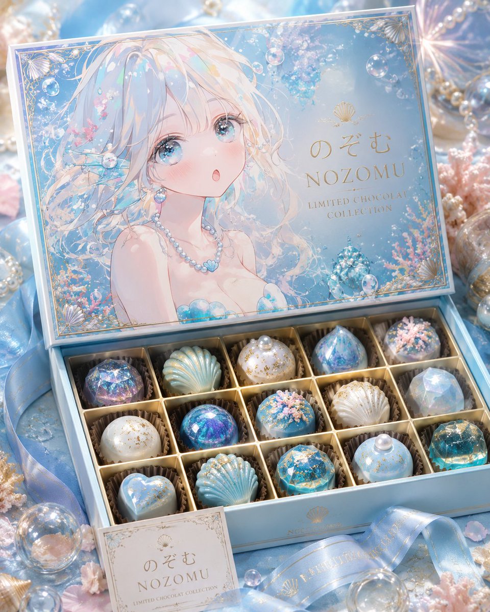 E-commerce Main Image - Luxury Ocean Princess Chocolate Box - Image 1