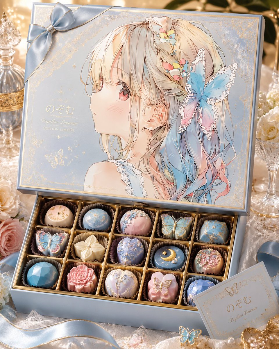 Moonlit Anime Chocolate Box example 2