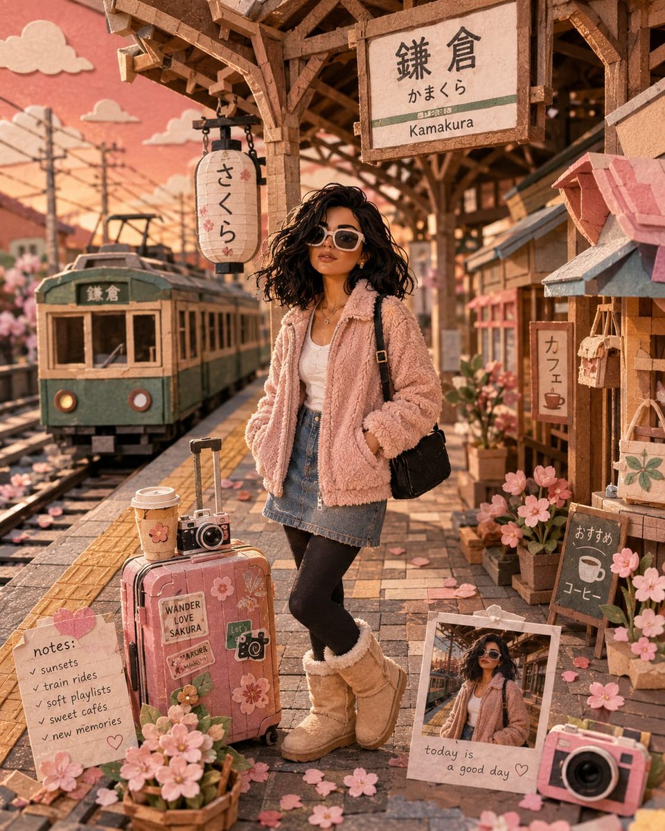 Kawaii Journal and Miniature Diorama Styles example 2