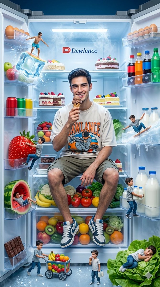 Sample output image for Luxury Refrigerator Miniature World