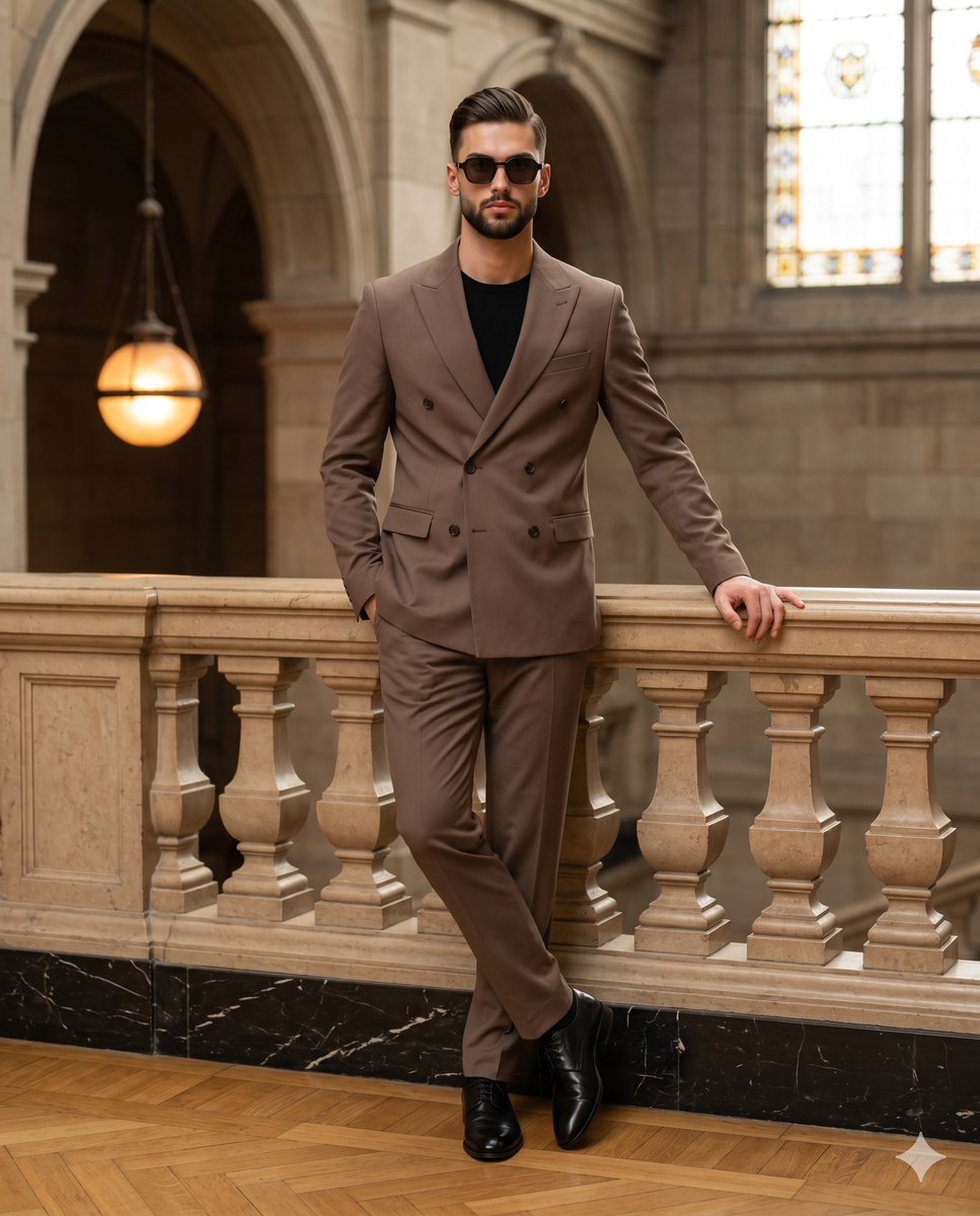 Sample output image for Mocha Suit Editorial Portrait