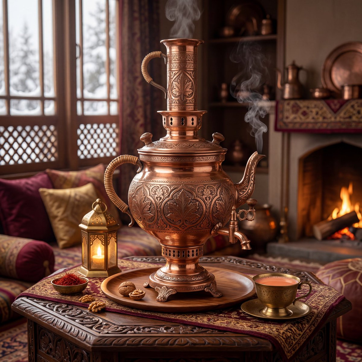E-commerce Main Image - Kashmiri Samawar Luxury Photography - Image 3