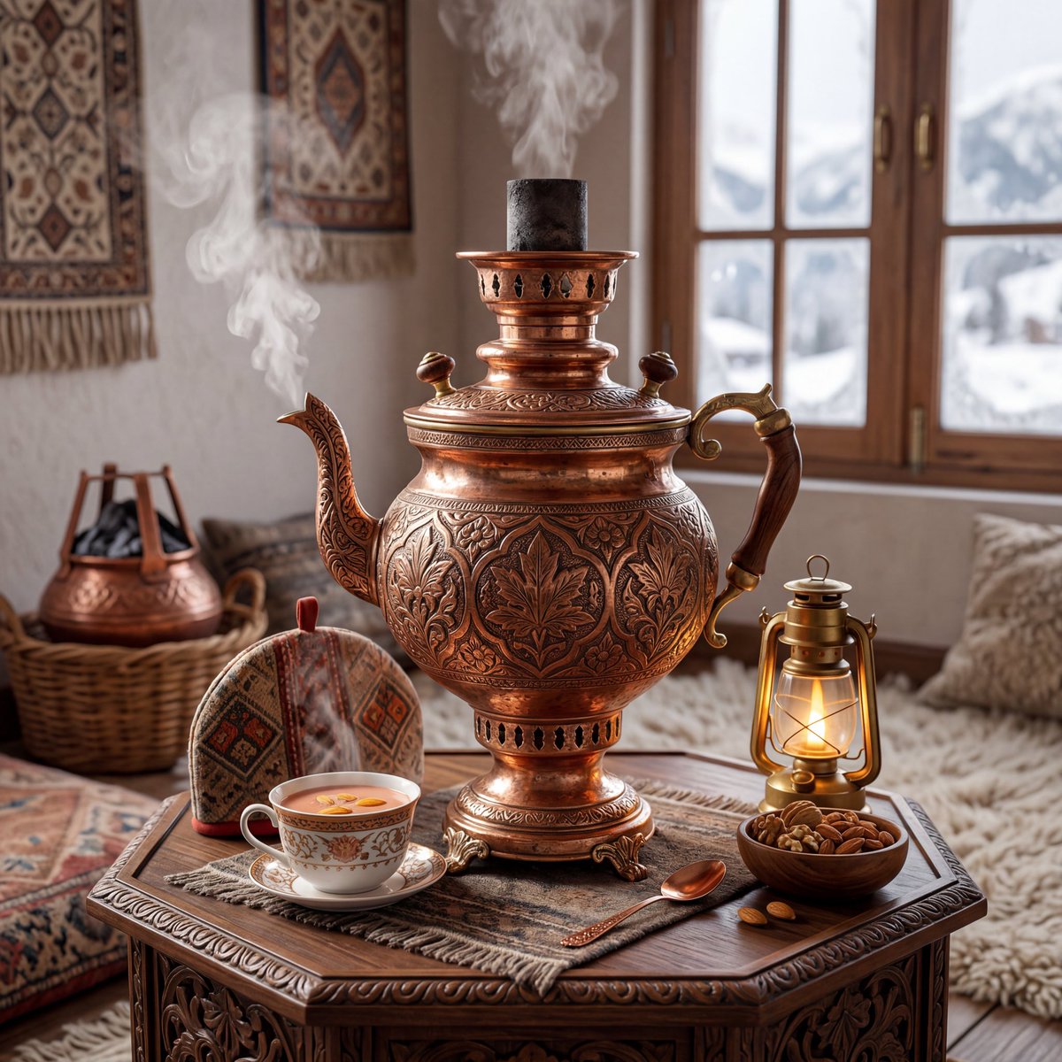 E-commerce Main Image - Kashmiri Samawar Luxury Photography - Image 4