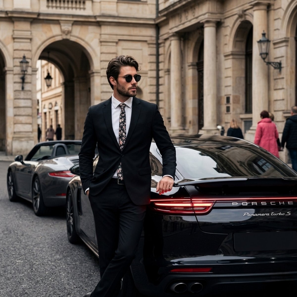 Sample output image for Luxury Porsche Panamera Lifestyle Photography