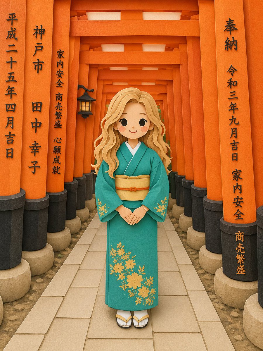 纸艺立体透视风格插画