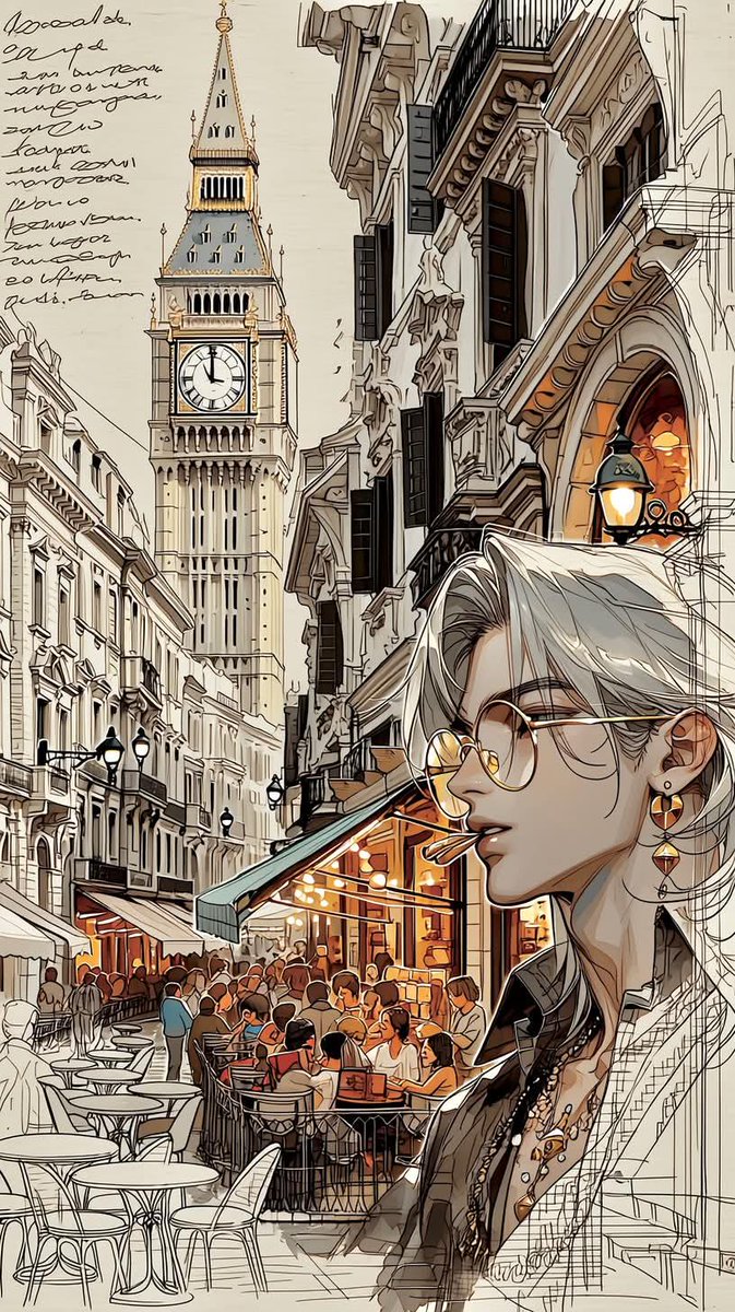 European City Travel Illustration example 3