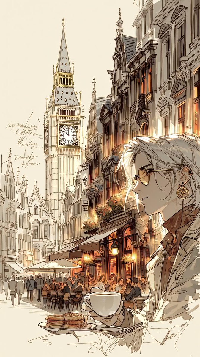 European City Travel Illustration example 2