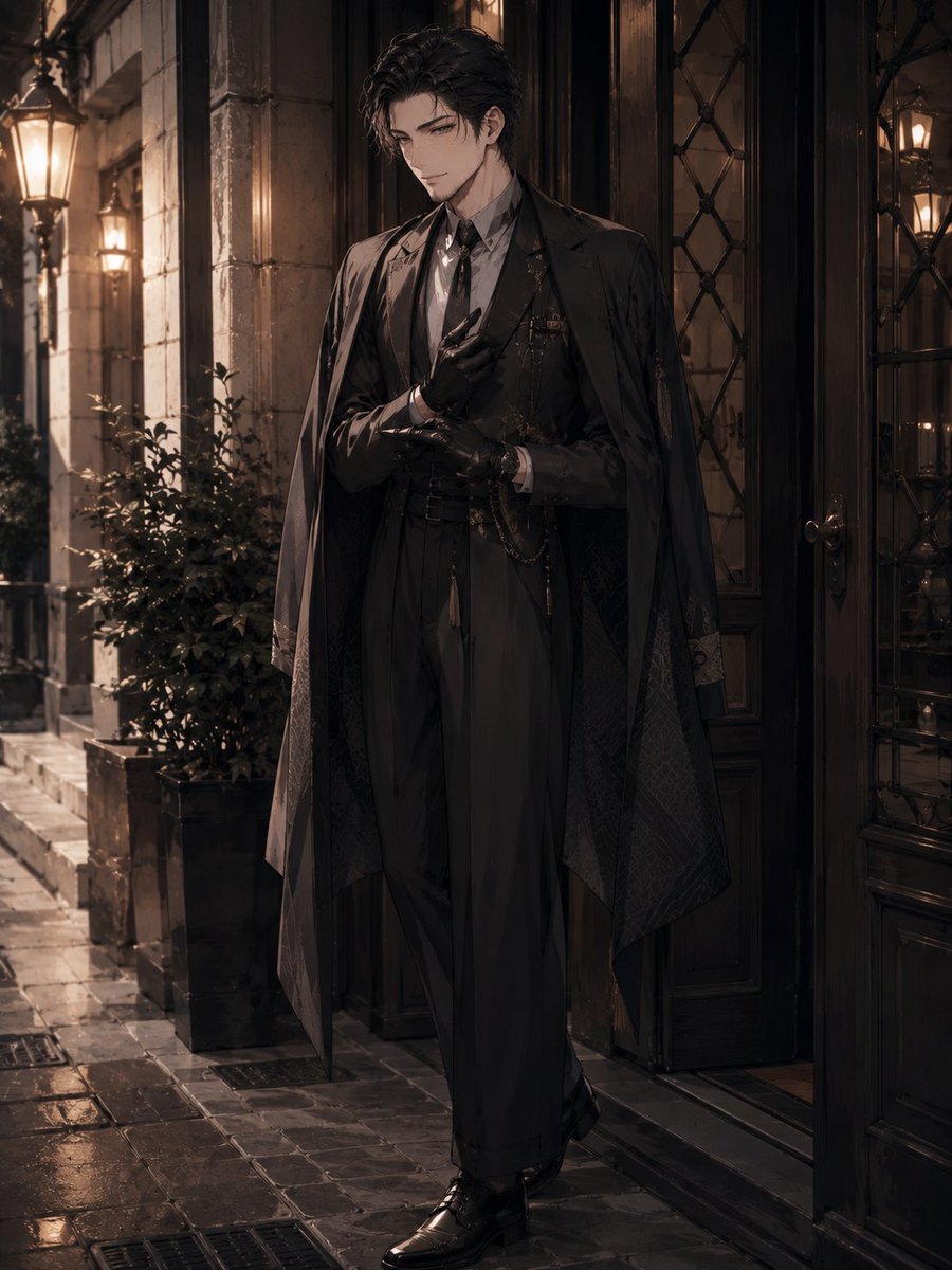 Taisho Roman x Modern Fashion Fusion example 3
