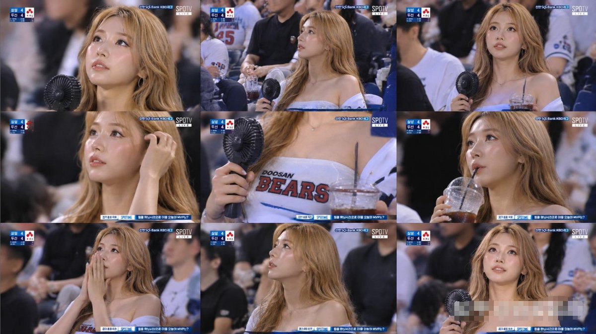 KBO Baseball Fan Television Broadcast Storyboard