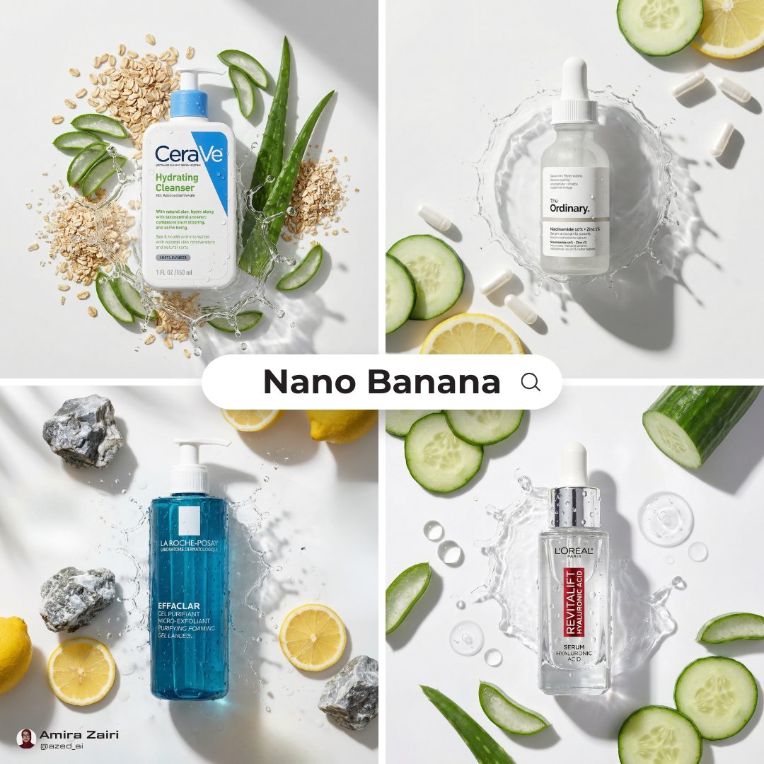 E-commerce Main Image - Skincare Product Flat Lay Photography - Image 1