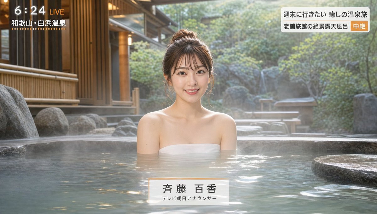 YouTube Thumbnail - Japanese Hot Spring TV Report - Image 1