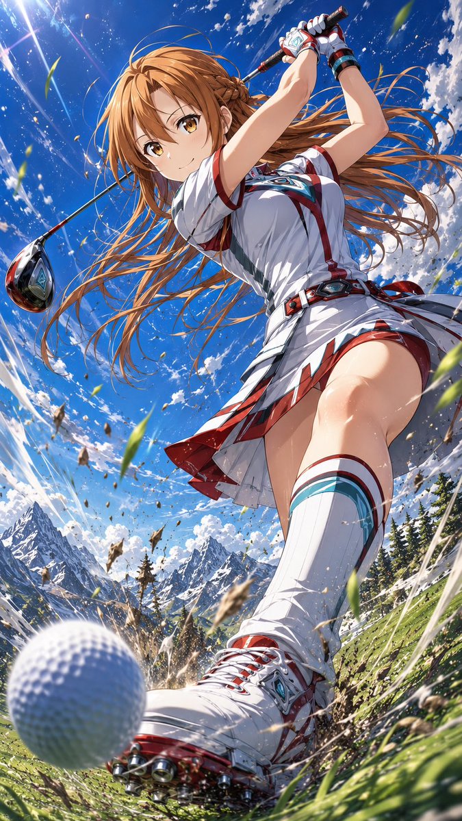 Manga Style Wild Genius Golfer example 3