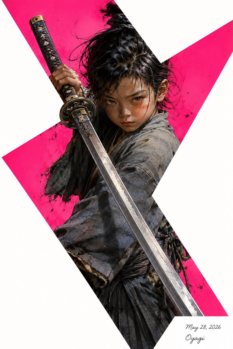 Censored Samurai Editorial Poster