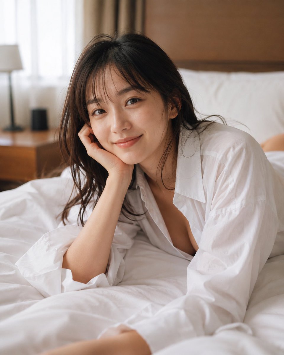 Censored Bedroom Lifestyle Portrait