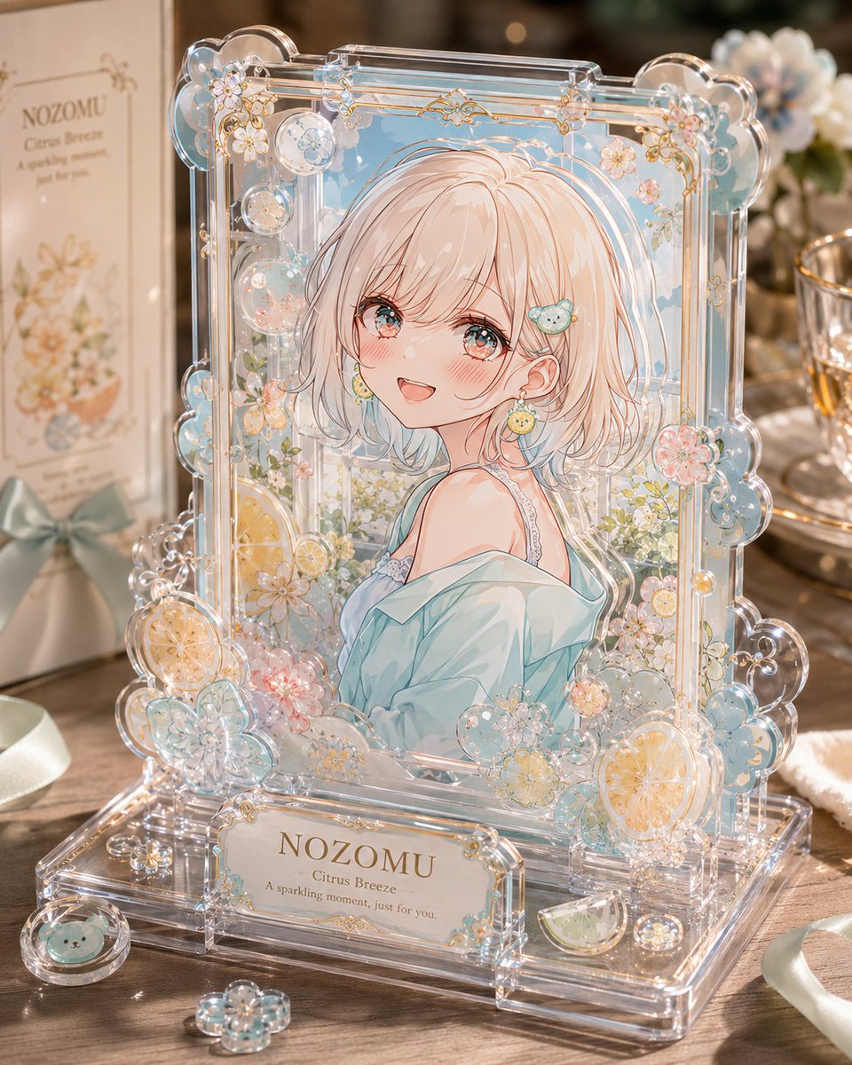 E-commerce Main Image - Layered Acrylic Catmaid Postcard Display - Image 3