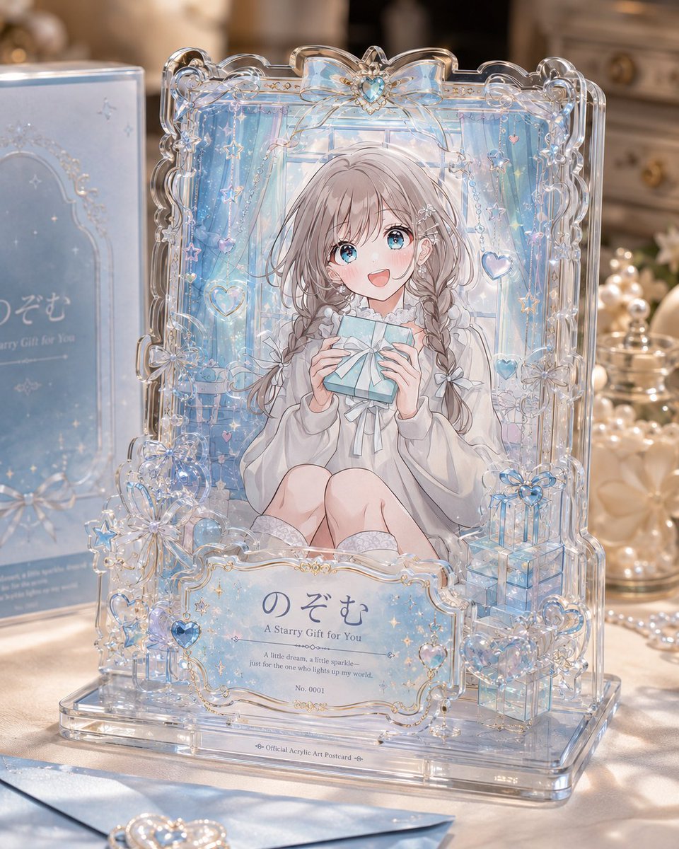 E-commerce Main Image - Layered Acrylic Catmaid Postcard Display - Image 4