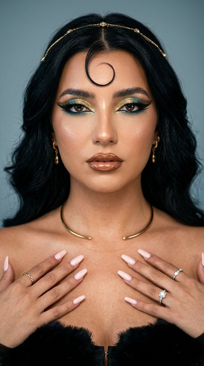 Sample output image for Modern Cleopatra Beauty Editorial