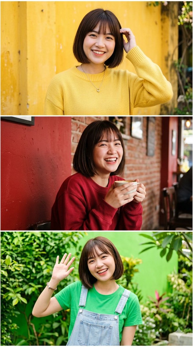 Sample output image for Triple Split Portrait Triptych