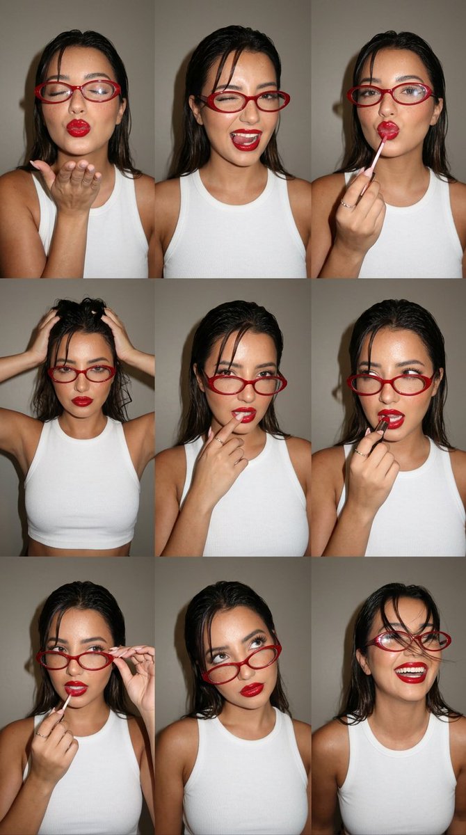 Sample output image for Candid Beauty Photo Grid Contact Sheet