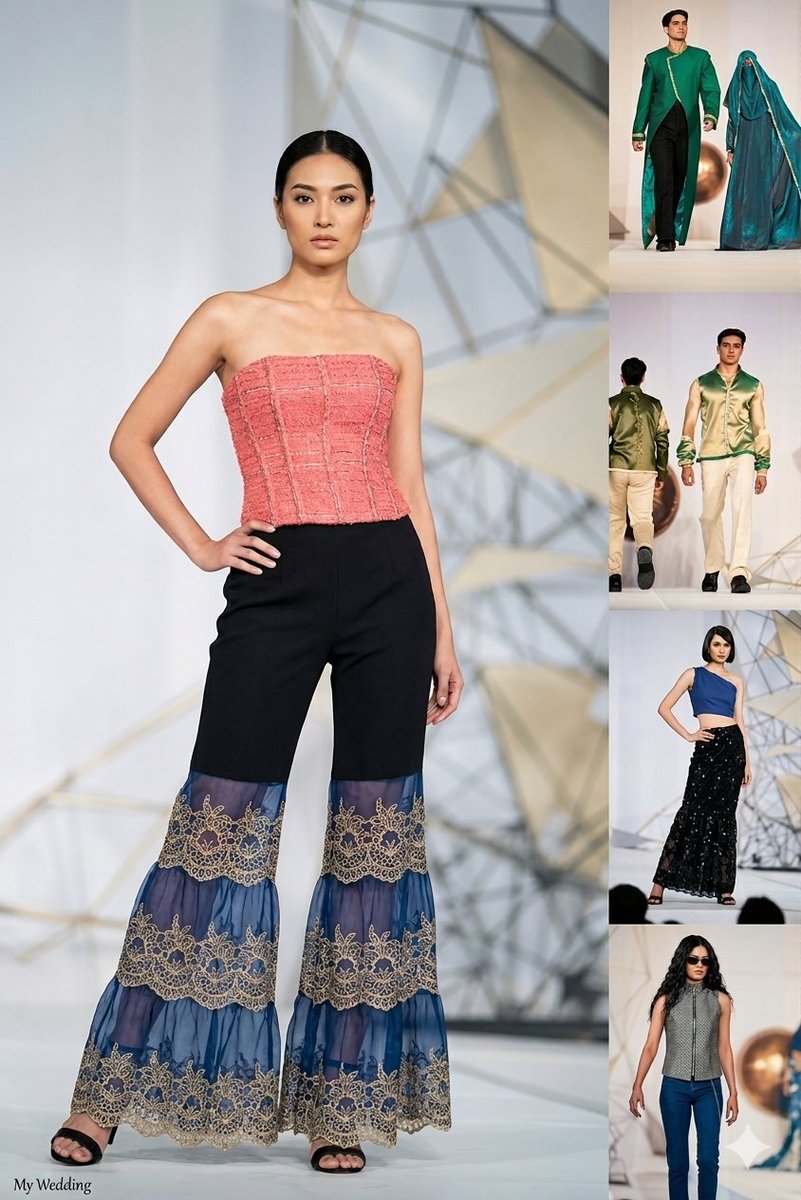 Sample output image for Modern Runway Fashion Montage