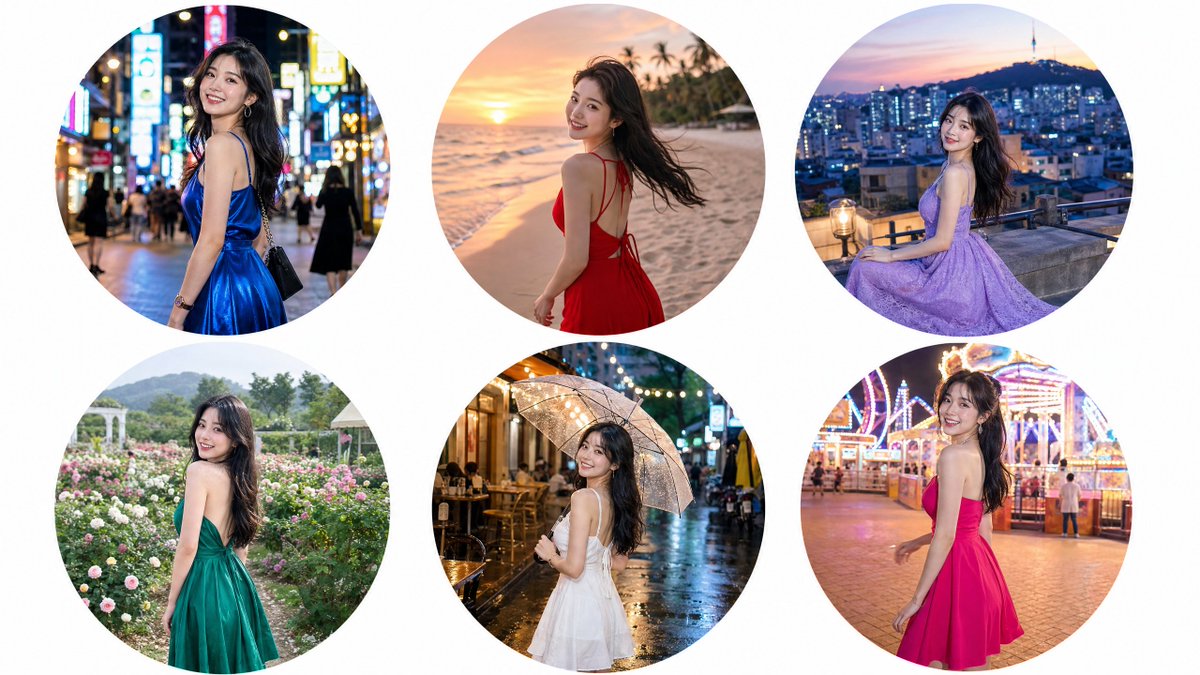 Luxury Editorial Circle Frame Portrait