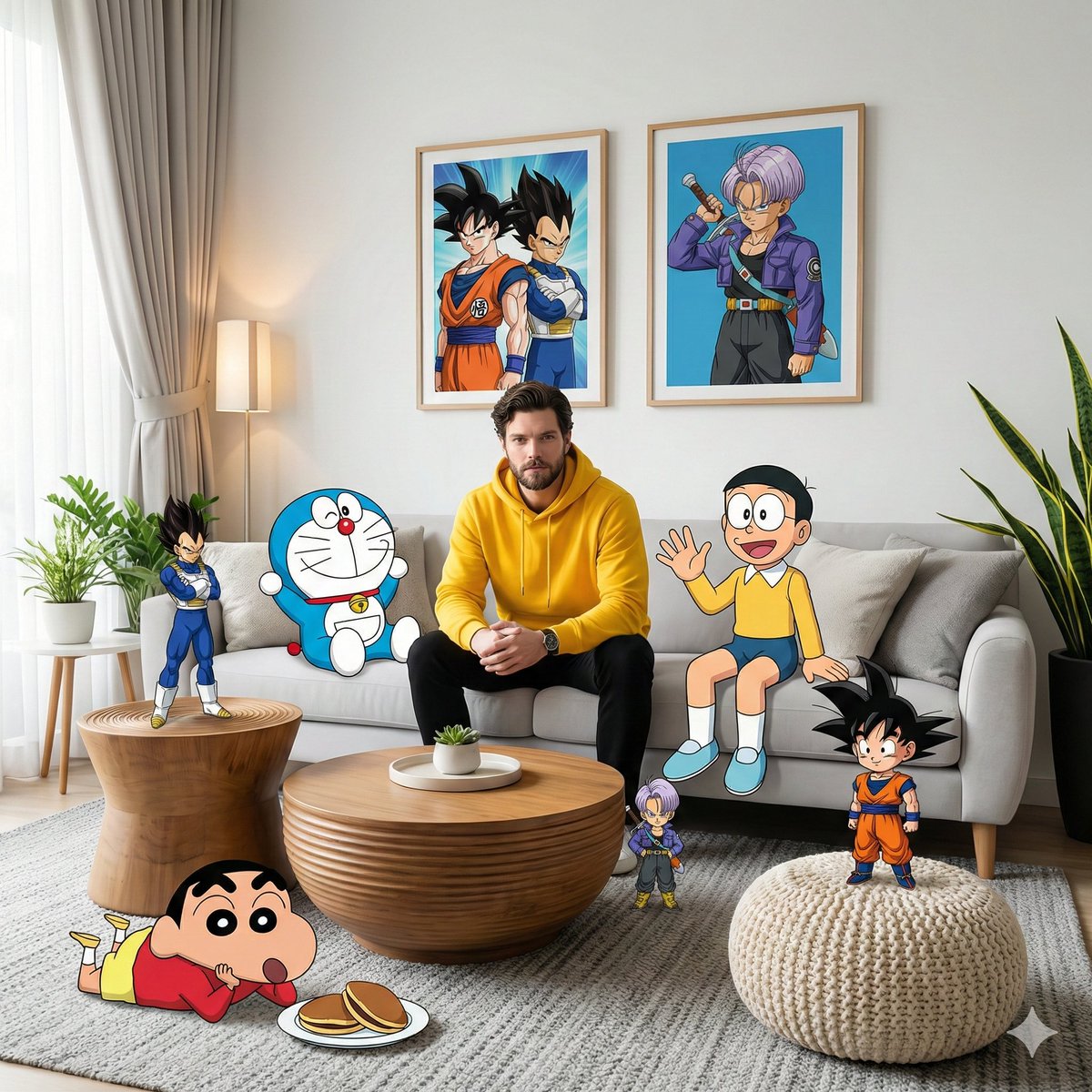 Real-World Anime Character Crossover