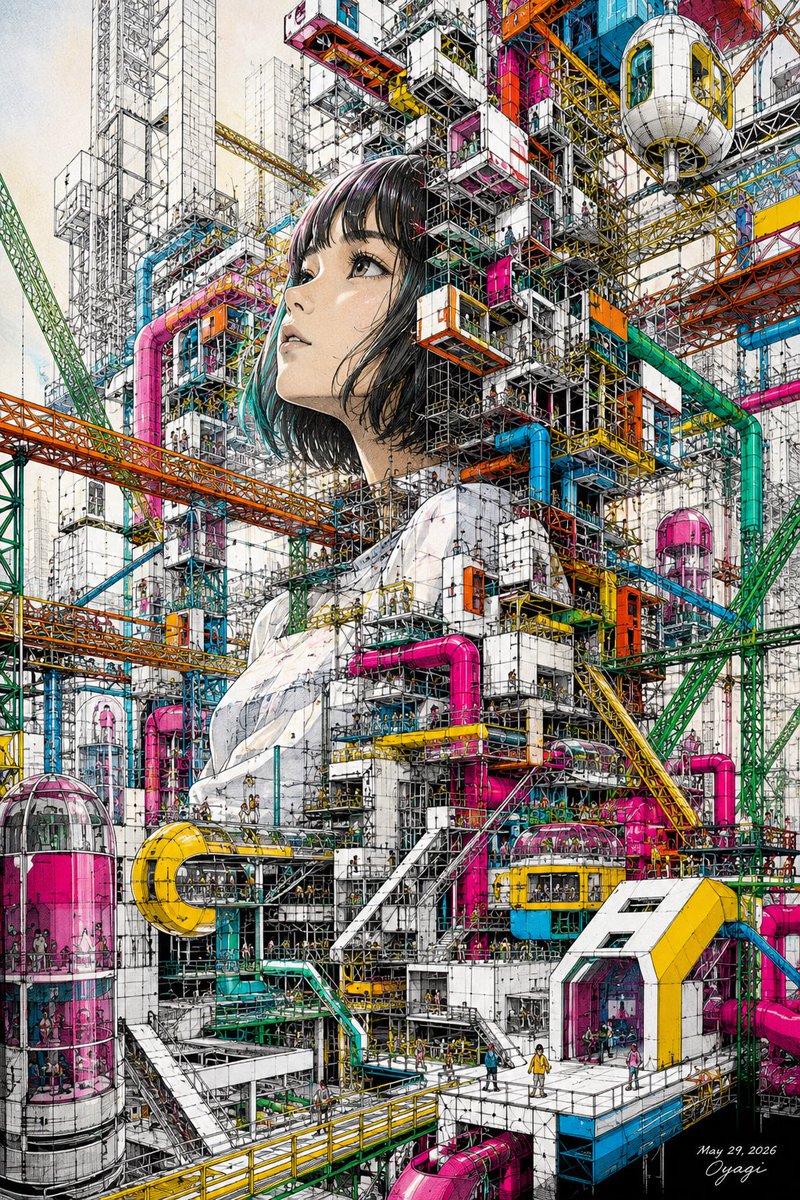 Unfinished Girl Megastructure