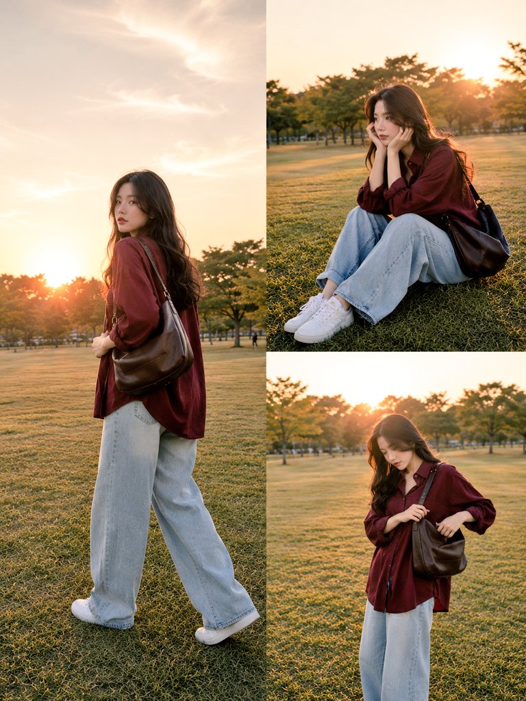 Lifestyle Fashion Candid Collage