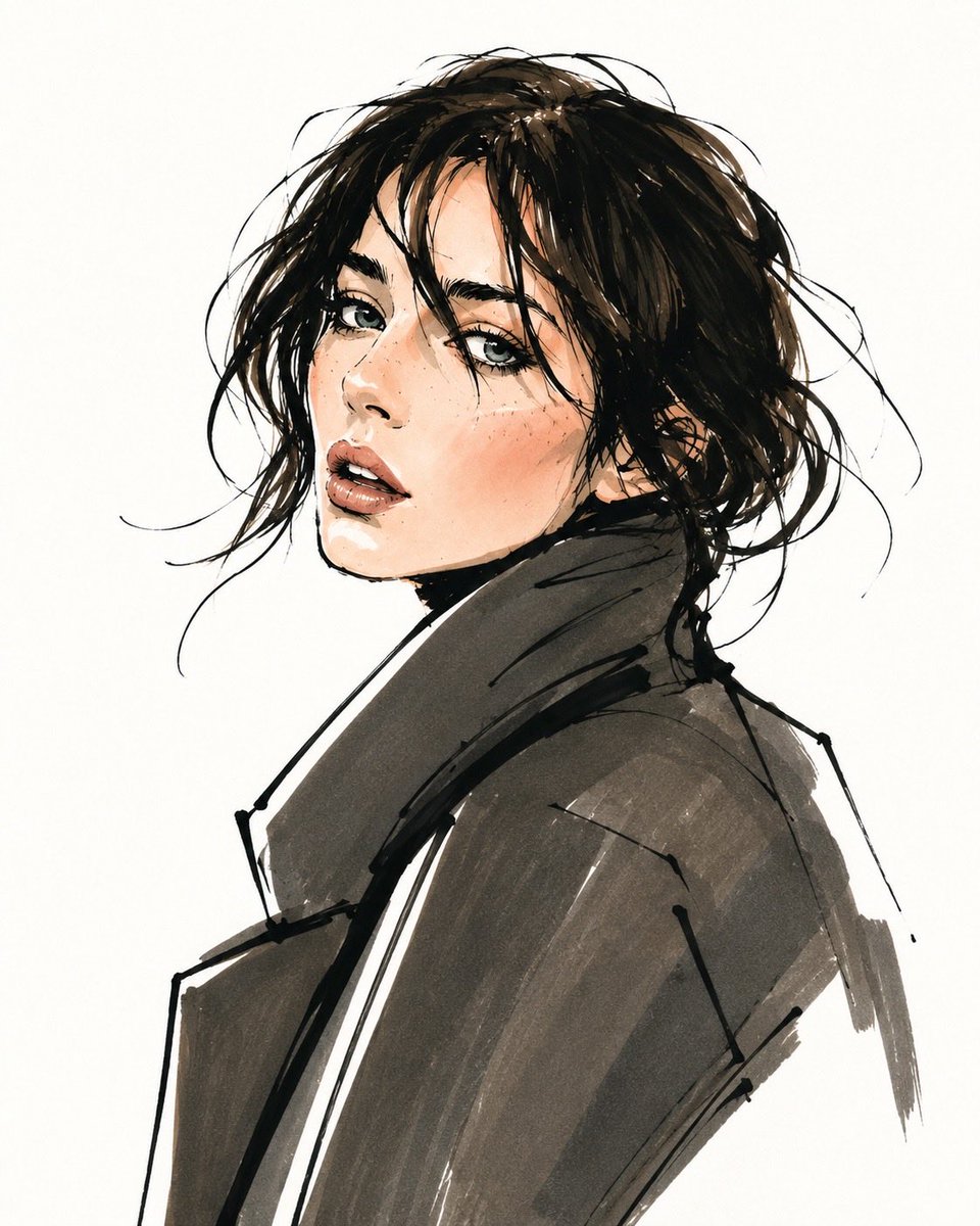 Vogue Style Fashion Illustration